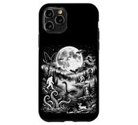 Custodia per iPhone 11 Pro Mostri leggendari sotto la luna Folklore Paranormale