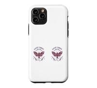 Custodia per iPhone 11 Pro Moth wings swords Latin nocturnal mystical bones star symbol