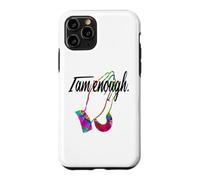 Custodia per iPhone 11 Pro MOTIVATIONAL " I AM ENOUGH " Colorful Praying Hands