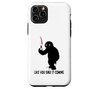 Custodia per iPhone 11 Pro Murderous Sloth With Knife Halloween Gag Gift For Sloth Fans