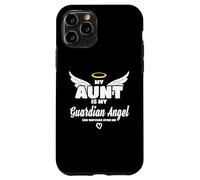 Custodia per iPhone 11 Pro My Aunt Is My Guardian Angel She Watches Over Me In Memory