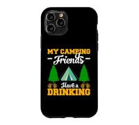 Custodia per iPhone 11 Pro My Camping Friends Have Drinking Hiking Camper Adventure