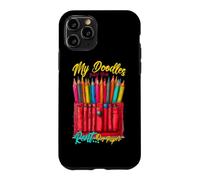 Custodia per iPhone 11 Pro MY DOODLES PAY THE RENT ON PAPER
