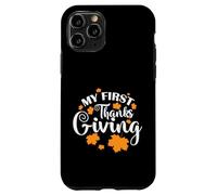 Custodia per iPhone 11 Pro My First Thank Giving USA America Holiday