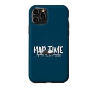 Custodia per iPhone 11 Pro Nap Time Is My Happy Hour Tapiro sonnacchioso e accogliente