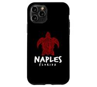 Custodia per iPhone 11 Pro Napoli Florida Sea Turtle Design Naples Beach FL