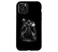 Custodia per iPhone 11 Pro Negromante Mago Oscuro Con Scheletro Un Esercito