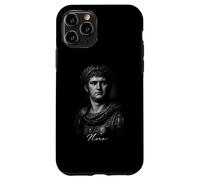 Custodia per iPhone 11 Pro Nero Imperatore Romano Ritratto Antica Roma Icona