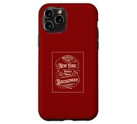 Custodia per iPhone 11 Pro New York City Broadway NYC Teatro musicale Città turistica