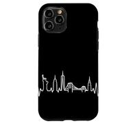 Custodia per iPhone 11 Pro New York, orizzonte, statua, di, libertà, battito cardiaco