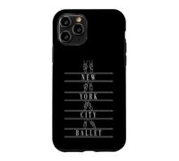 Custodia per iPhone 11 Pro New York Vintage Retro Style Design Ballet Dancing