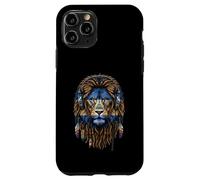Custodia per iPhone 11 Pro Nicaraguan Lion Cuffie Reggae Dreadlocks