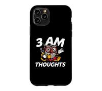 Custodia per iPhone 11 Pro Night Owl Overthinker 3 AM Thoughts Coffee