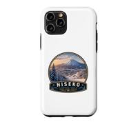 Custodia per iPhone 11 Pro Niseko Japan Ski Adventure Vacanze invernali