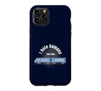 Custodia per iPhone 11 Pro non mi piacciono le persone e amo treni nerd autista vari ASS