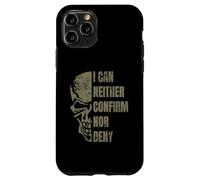 Custodia per iPhone 11 Pro Non posso né confermare né negare Glomar Response Skull Design