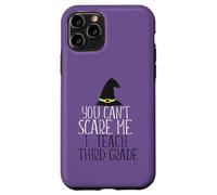 Custodia per iPhone 11 Pro NON PUOI SCARE ME Insegno Meme di Halloween di terza elementare
