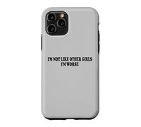 Custodia per iPhone 11 Pro NON SONO COME LE ALTRE RAGAZZE SONO PEGGIO
