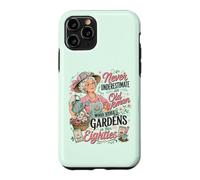 Custodia per iPhone 11 Pro Non sottovalutare mai una vecchia che fa ancora giardinaggio in lei 80