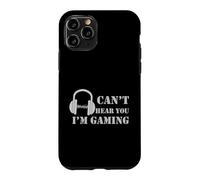 Custodia per iPhone 11 Pro Non ti sento, sono un lettore video con le cuffie