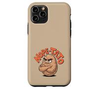 Custodia per iPhone 11 Pro Nope-Tato Angry Grumpy Patate Amante Divertente Cibo Sarcastico