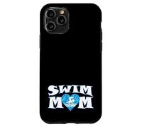 Custodia per iPhone 11 Pro Nuotatore d'acqua a forma di cuore per piscina nuoto e immersioni