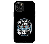 Custodia per iPhone 11 Pro Nuoto Mom Raising Strong Nuotatori Nuotare Team Pride