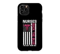 Custodia per iPhone 11 Pro Nurse Back The Blue I've Got Your Six American Flag