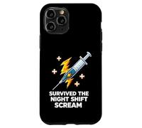 Custodia per iPhone 11 Pro Nurse Survived The Night Shift Scream