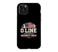 Custodia per iPhone 11 Pro O-Line Quarterback Security Crew Offensive football His/Her