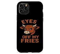 Custodia per iPhone 11 Pro Occhi fuori dalle mie patatine fritte - Angry B