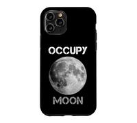 Custodia per iPhone 11 Pro Occupy Moon, Not Mars - Missione Lunare Scienza e Tecnologia
