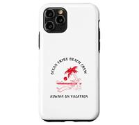 Custodia per iPhone 11 Pro Ocean Tribe Beach Crew Always On Vacation (Grafica divertente)