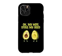 Custodia per iPhone 11 Pro OK Mia moglie ha rubato il mio annuncio di gravidanza con avocado di semi