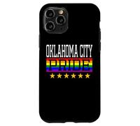 Custodia per iPhone 11 Pro Oklahoma City Pride Gay Lesbiche Queer LGBT Bandiera Arcobaleno