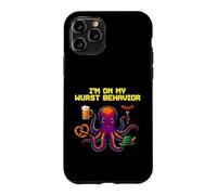 Custodia per iPhone 11 Pro Oktoberfest I'm On My Wurst Comportamento Polpo Pixel Art Birra