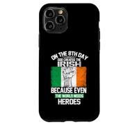 Custodia per iPhone 11 Pro On The Eighth Day God Created The Irish Pride Heroes