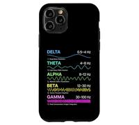 Custodia per iPhone 11 Pro Onde cerebrali Modelli di frequenza Grafico scientifico degli stati mentali