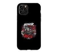 Custodia per iPhone 11 Pro Onore contro l'inferno Samurai Demon Battle Warrior