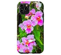 Custodia per iPhone 11 Pro Orchidea rosa di Singapore, principessa Aloha Orchidea Shapes Mania
