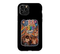 Custodia per iPhone 11 Pro Orgoglio americano LGBT 1776-2026 USA Freedom March