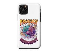 Custodia per iPhone 11 Pro Orgogliosamente Neurospicy Cervello Colorato ADHD Neurodiversità Gioia