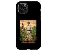Custodia per iPhone 11 Pro Orgullo Jíbaro Puerto Rico Flag Coqui Heritage