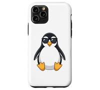 Custodia per iPhone 11 Pro Paffuto Cool Penguin con occhiali da sole Summer Vibes