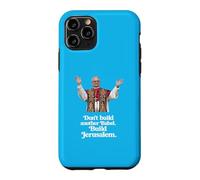Custodia per iPhone 11 Pro Papa Leone XIV "Non costruire un'altra Babele. Costruisci Gerusalemme"