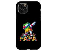 Custodia per iPhone 11 Pro PAPA Master Builder Dabbing Building Blocks Father's Day Fun