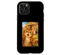 Custodia per iPhone 11 Pro Pasqua Meme Gatto Prendendo Selfie Gesù Resurrezione Cristiano