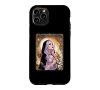 Custodia per iPhone 11 Pro Pastello Goth Creepy Carino Kawaii Coquette Cristiano Religioso