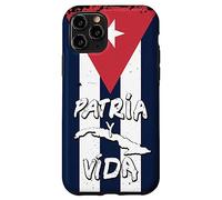 Custodia per iPhone 11 Pro Patria y Vida Cuban Flag Cuba Cuban Roots Black