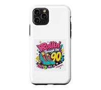 Custodia per iPhone 11 Pro Pattini a rotelle anni '90 regalo per lei nostalgia
